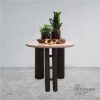 Mesa Madera Base Borlas