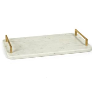 BANDEJA DE MARMOL ASAS DORADAS