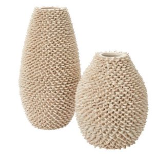 FLORERO ISMENE CREMA CON TEXTURA M 10"x75"