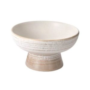 CENTRO DE MESA CREMA CERÁMICA